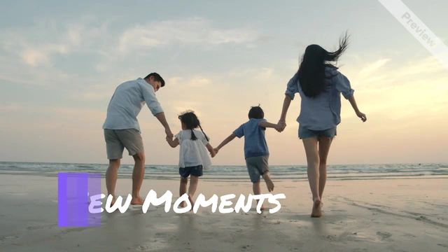 New Moments  Video Template