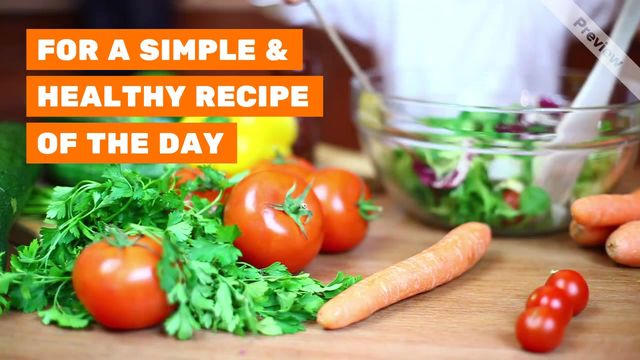 HEALTHY RECIPE Video Template