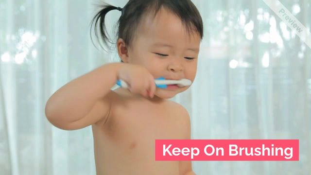 Baby Brushing Video Template