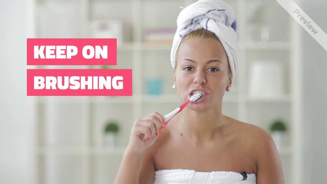 Brush Brush Video Template