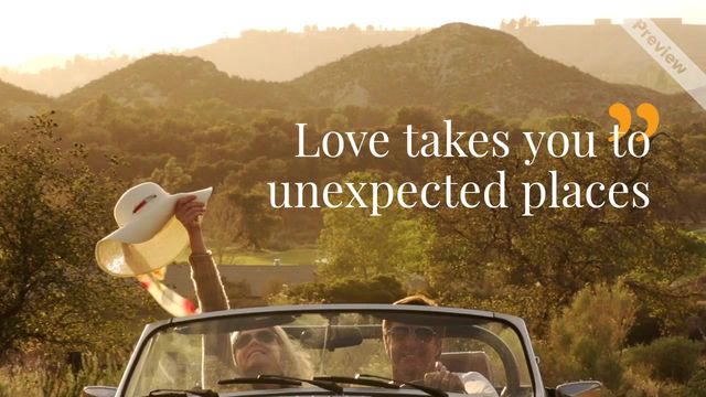 Romantic Drive Video Template