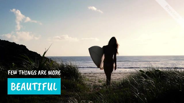 TEEN SURFER Video Template
