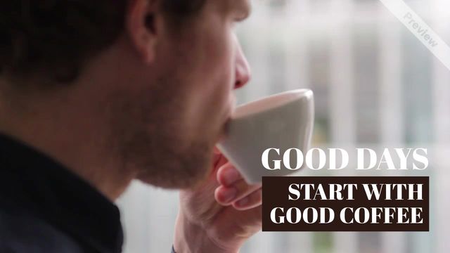 COFFEE AND YOU Video Template