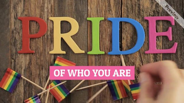 Pride flags Video Template