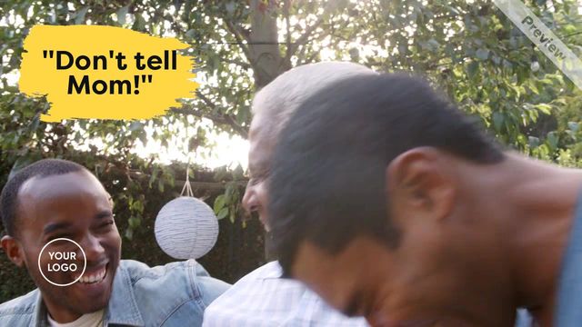 Don't Tell Mom | Father's Day Video Template