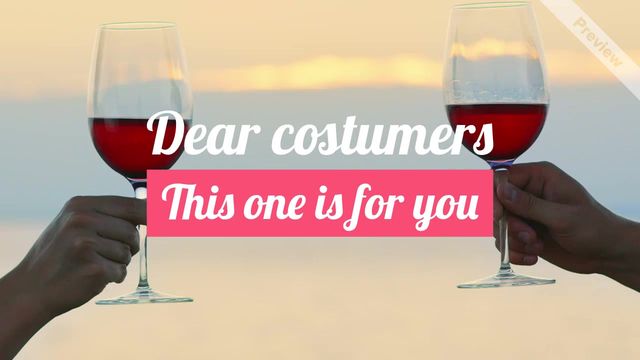 Customer Time Video Template