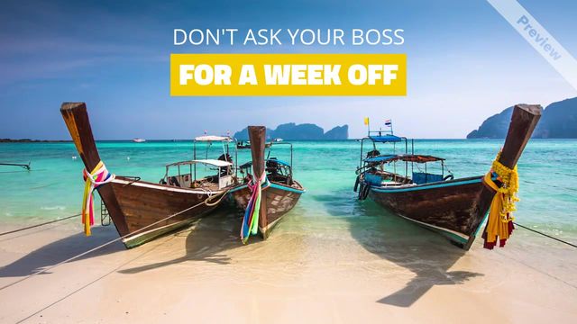 TAKE A BREAK Video Template