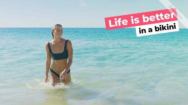Bikini Vacation Video Template
