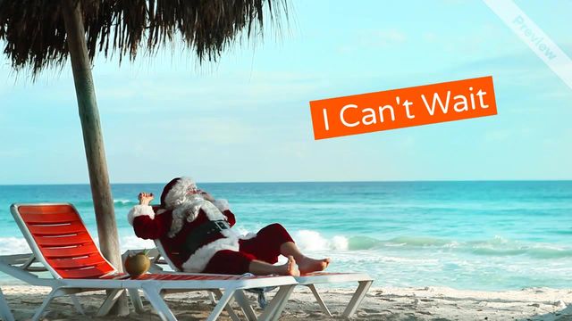Seaside Santa! Video Template
