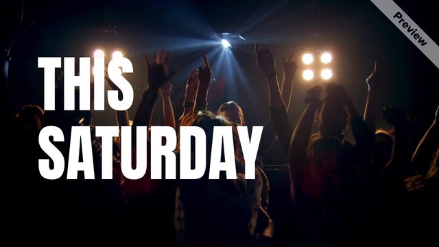 saturday night Video Template