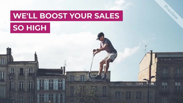 boost sales Video Template