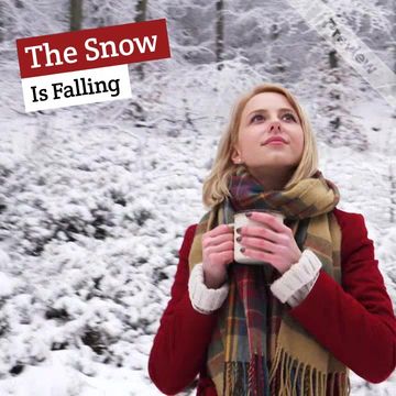 Snow Falling Video Template