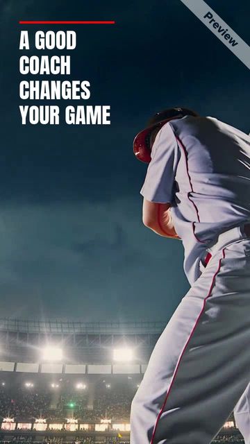 a good coach Video Template