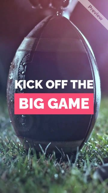 Kick Off Video Template