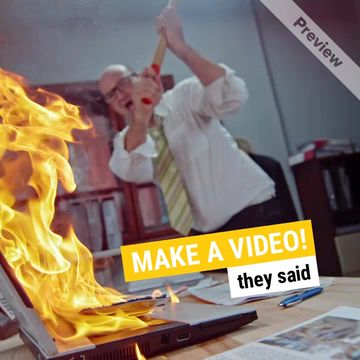 Up in Flames Video Template