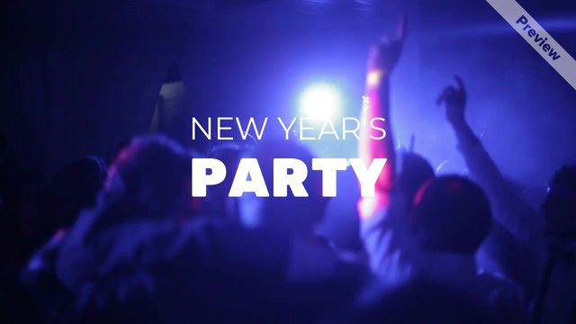 NYE Party Video Template