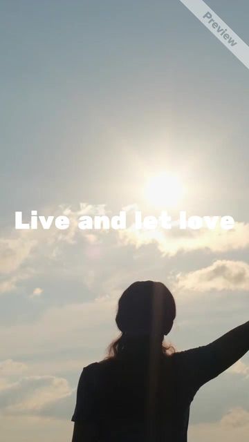 Live and let love #2 Video Template