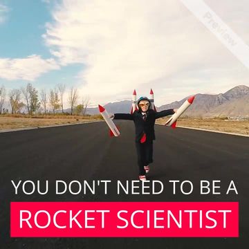 ROCKET SCIENCE Video Template