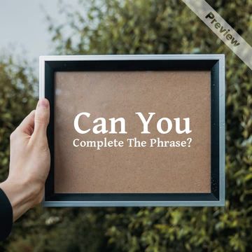 Complete Phrase Video Template