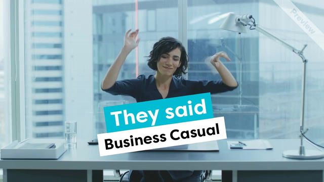 Business Casual Video Template