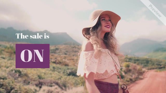 THE SALE IS ON Video Template