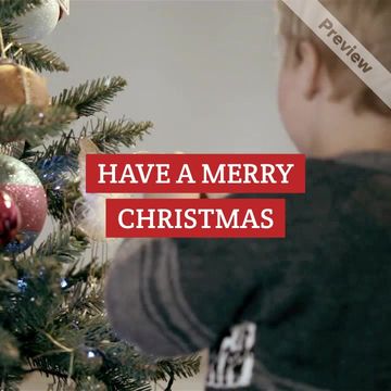 Christmas Tree Video Template