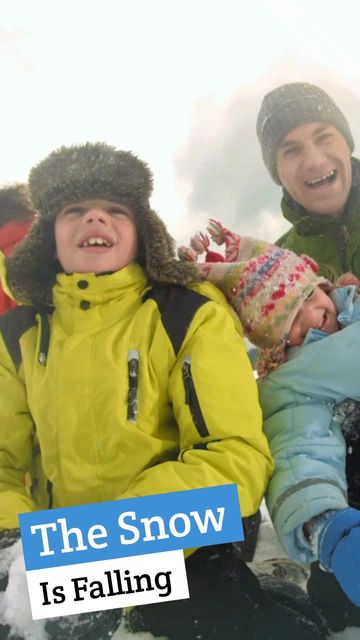 Snow Falling Video Template