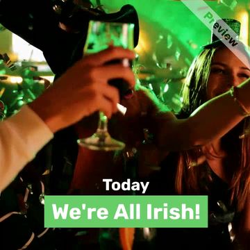 ST. PATRICK'S CARD Video Template