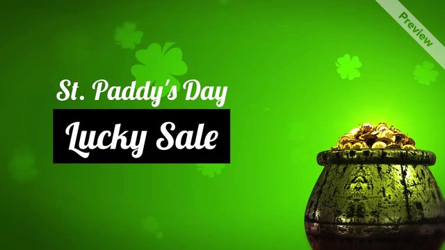 ST. PATRICK'S SALE Video Template