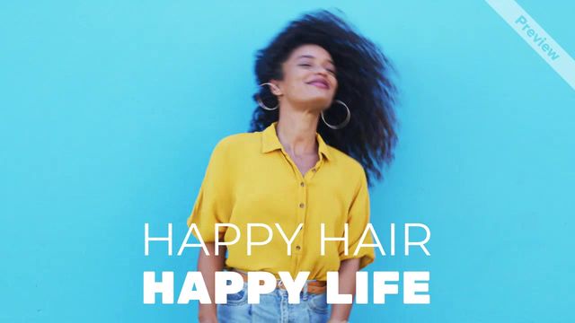 Happy Hair Video Template