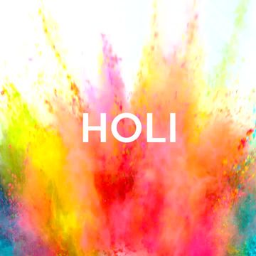 Holi 3  Template