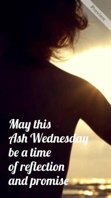 Ash Wednesday Video Template