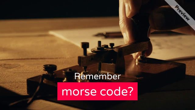 Morse Code Day Video Template