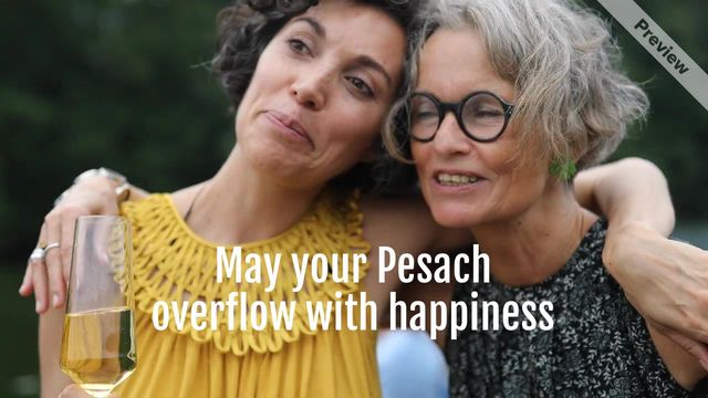 Happy pesach Video Template