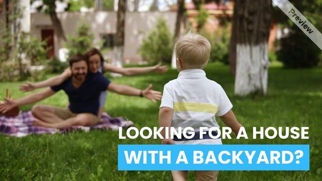 Real Estate  - Backyard Listing Video Template