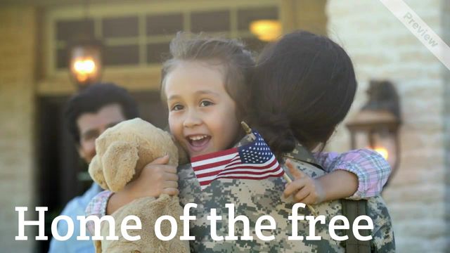 Home of the Brave Video Template