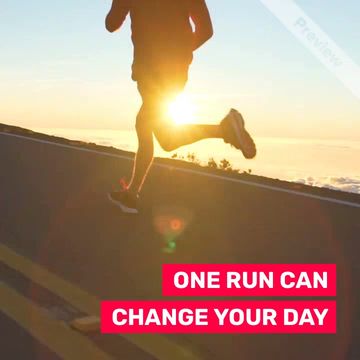 DAILY RUN Video Template