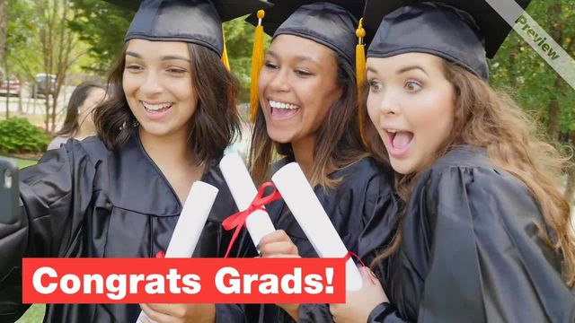 Congrats Grads Video Template