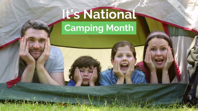 National Camping Month Video Template