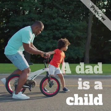 Child Dad Video Template