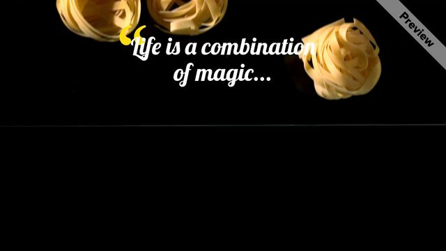 Pasta Magic Video Template