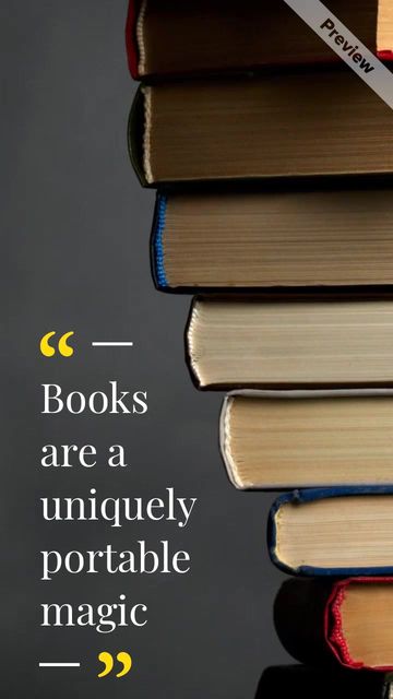 Book Lover's Day Video Template