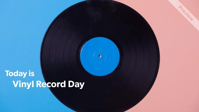 Vinyl Record Day Video Template Video Template