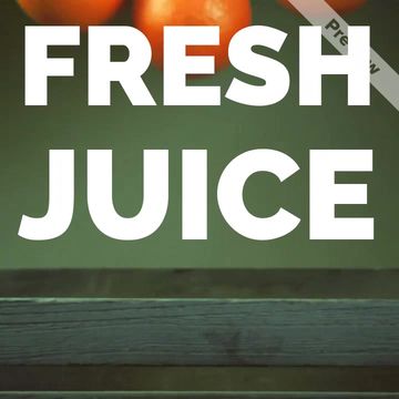 organic juice Video Template
