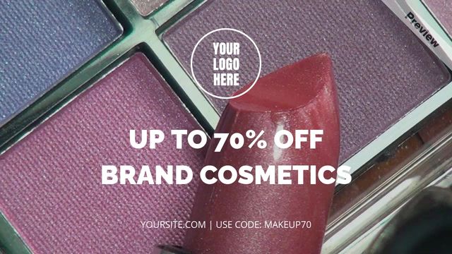 Cosmetic Sale Video Template