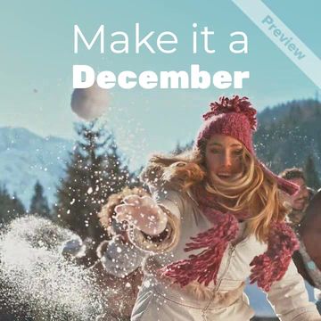 A December Video Template