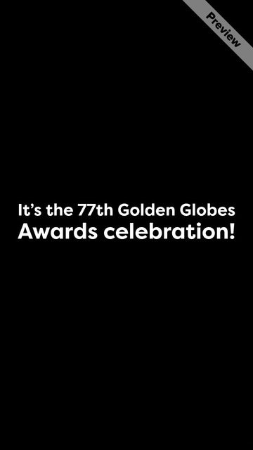 Golden Globes Video Template