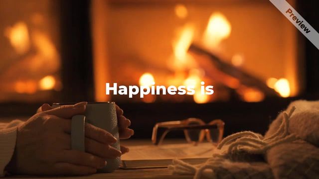 hot chocolate Video Template