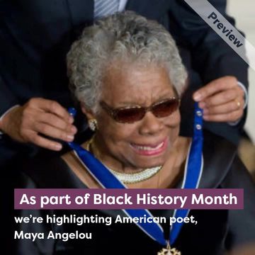 Maya Angelou  Video Template
