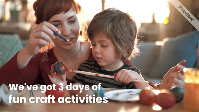 Easter craft Video Template